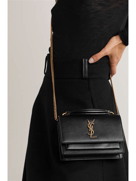 ysl sunset mini black|saint laurent medium sunset.